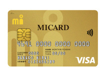 エムアイカードゴールドの券面