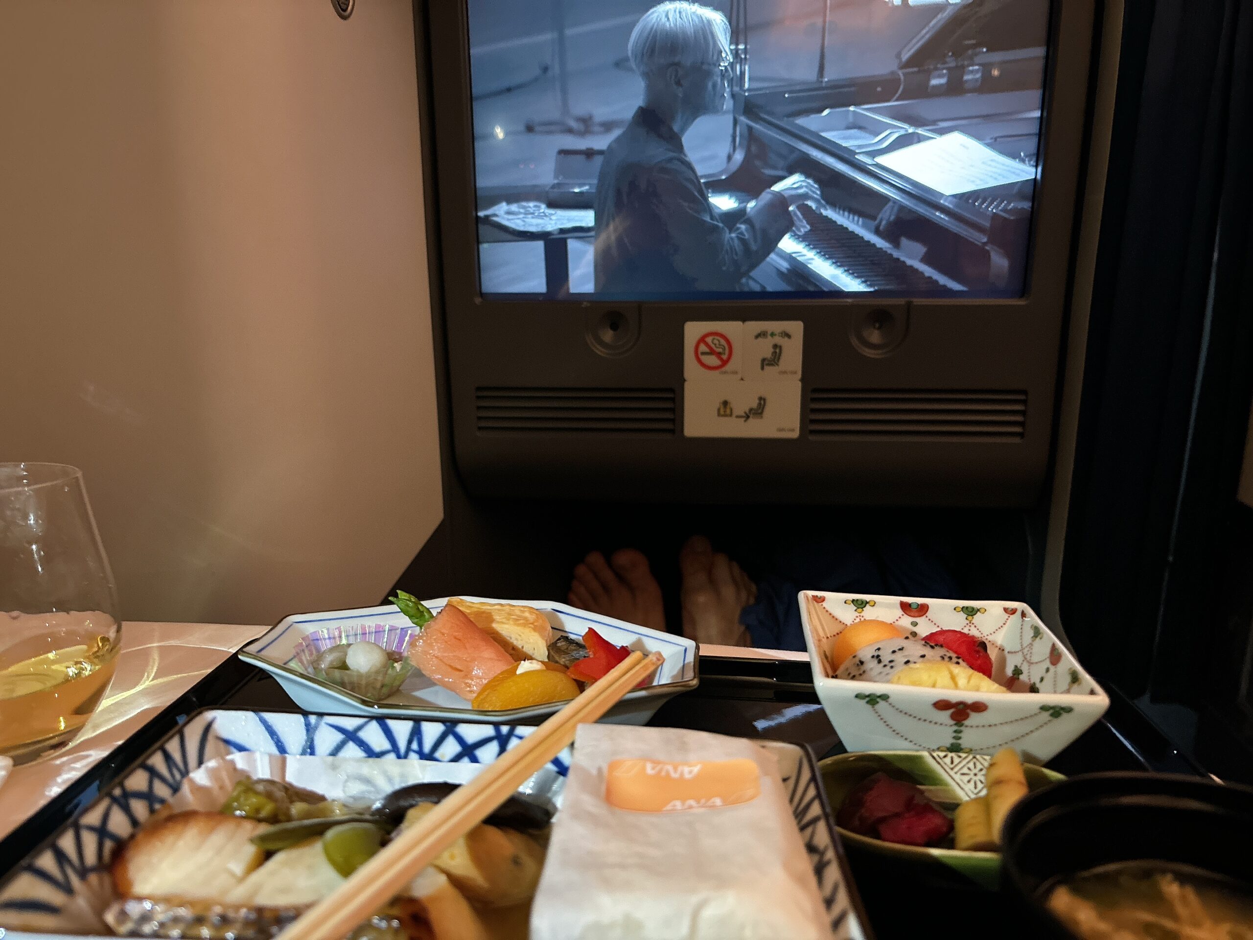 ANAビジネスクラスで提供される機内食