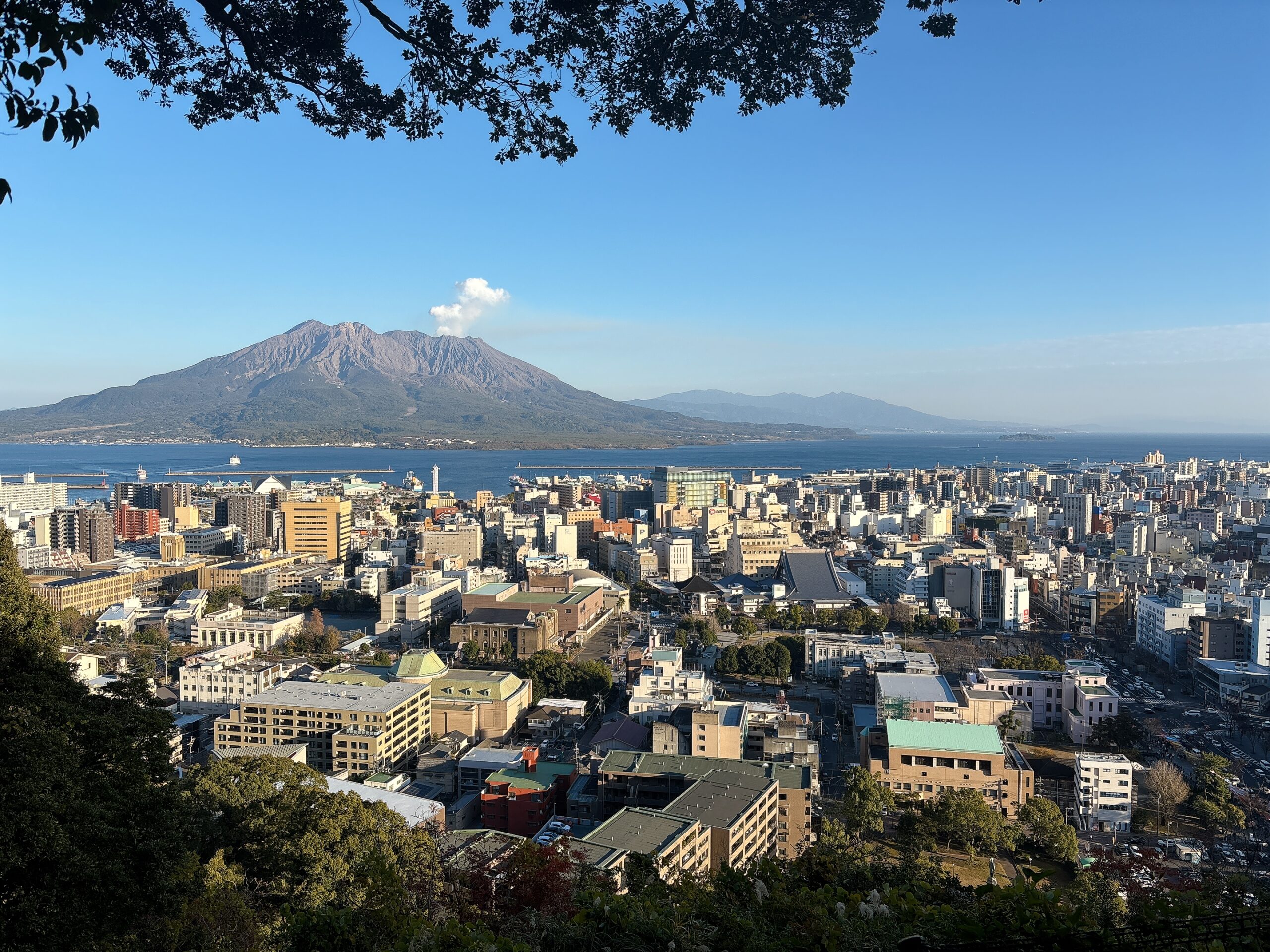 鹿児島市の眺め