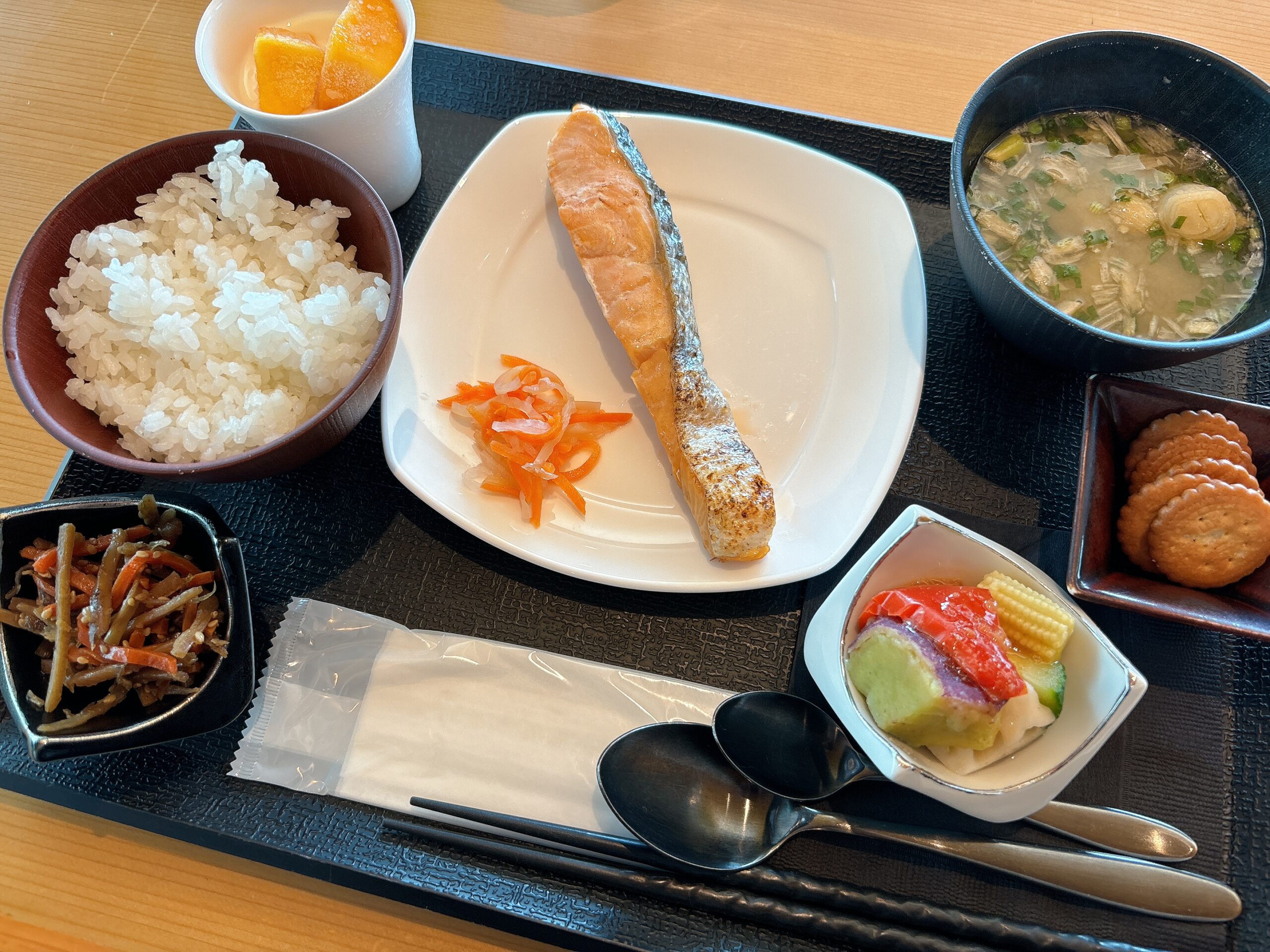 POWER LOUNGE PREMIUMで提供された朝食